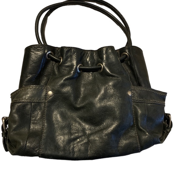 Vintage full back leather COACH purse or bag, heavy about 14x12x5 - Picture 1 of 9